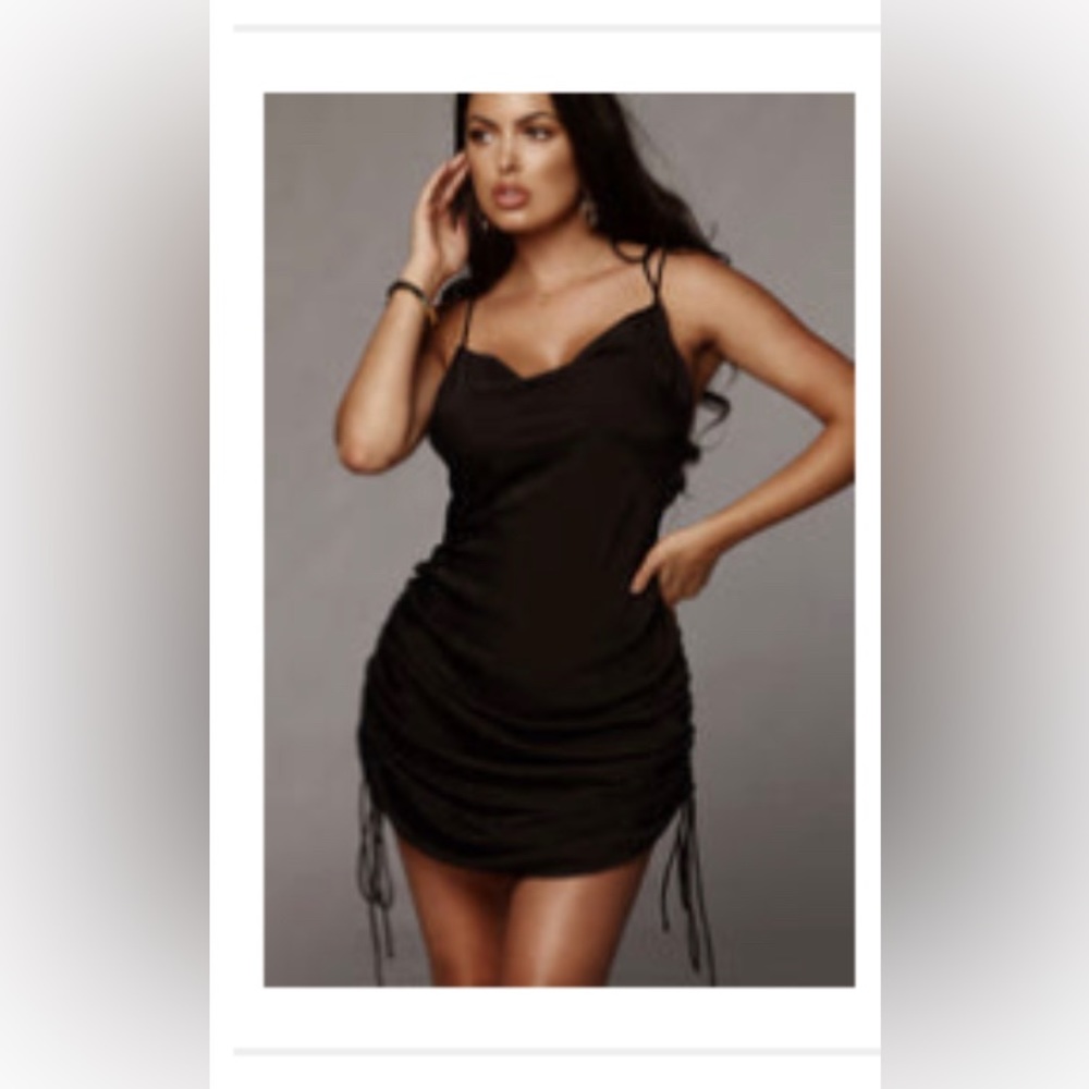 JLUXLABEL Phoebe Slip Dress - Black - Medium